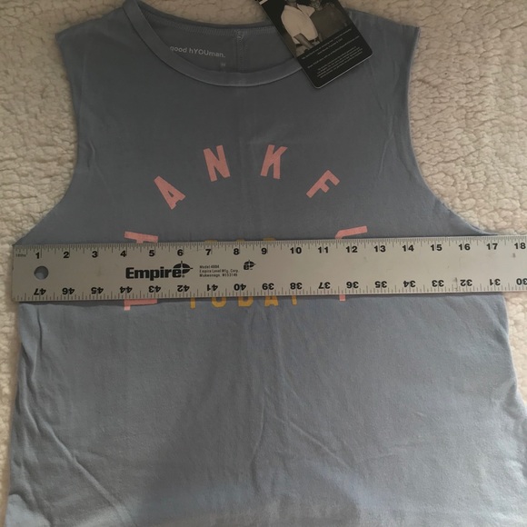 NWT good hYOUman “Thankful for Today” crop - Picture 10 of 11